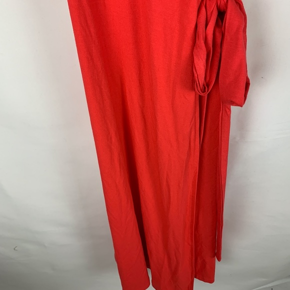 Wrap-Front Dolman-Sleeve Midi Dress - Picture 7 of 13